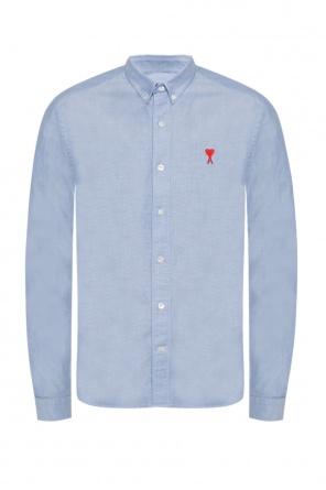 Logo-embroidered shirt, zdjęcie 1 Logo-embroidered shirt od Ami Alexandre Mattiussi